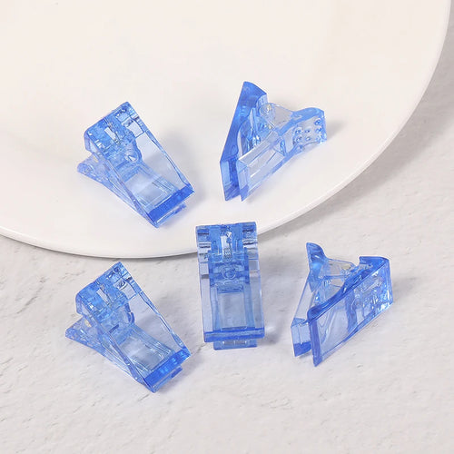 5/10pcs Crystal Nail Art Extension Clip Quick Building Acrylic UV Gel