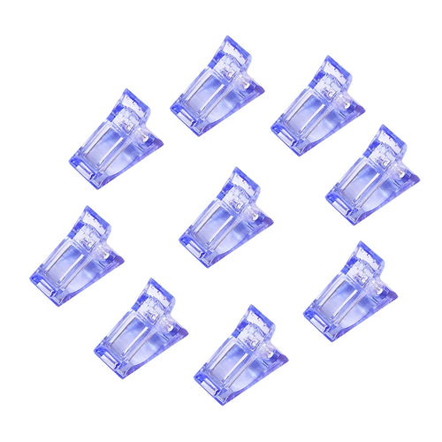 5/10pcs Crystal Nail Art Extension Clip Quick Building Acrylic UV Gel