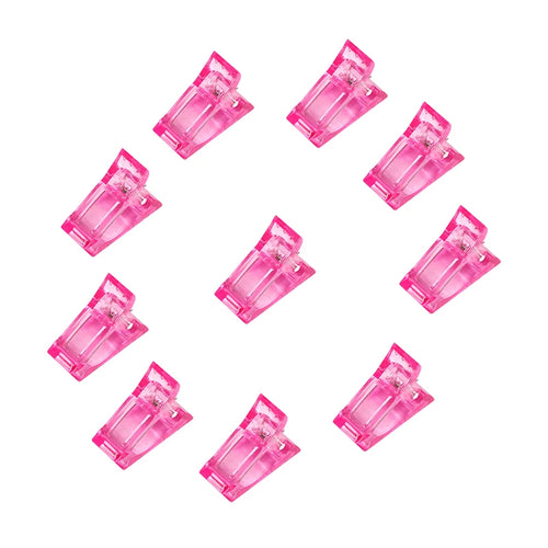 5/10pcs Crystal Nail Art Extension Clip Quick Building Acrylic UV Gel